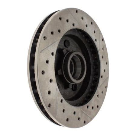 Centric StopTech Select Sport Drilled and Slotted Brake Rotor; Front Right, StopTech 227.66011R 227.66011R